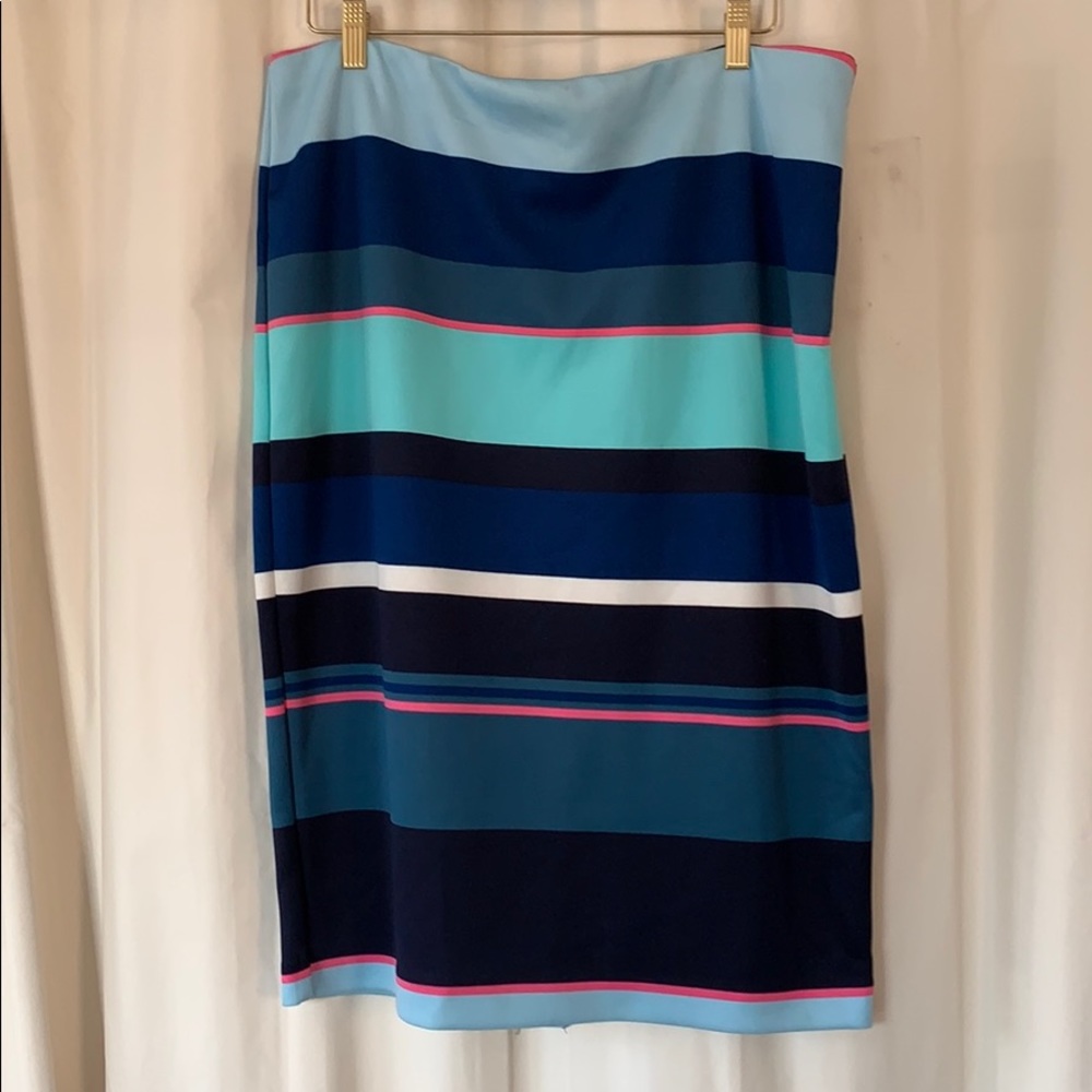 🍍5 for $25🍍Blue stripped pencil skirt